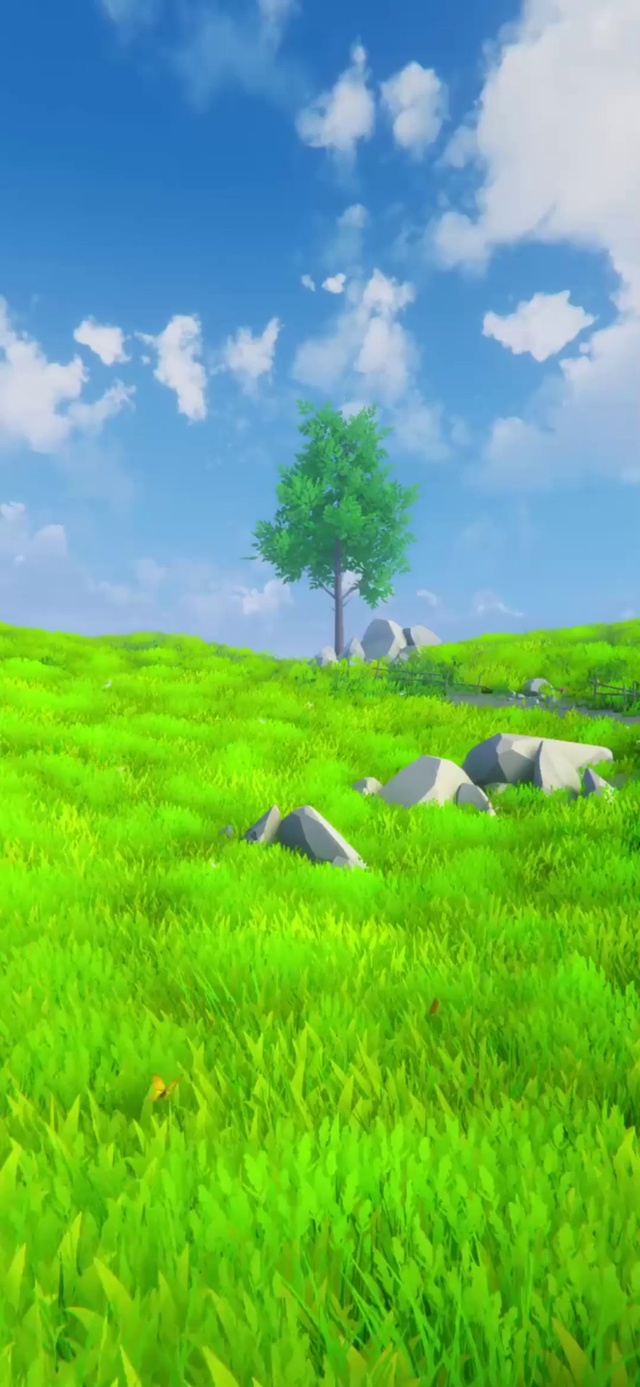 大自然的美治愈系风景美丽草原