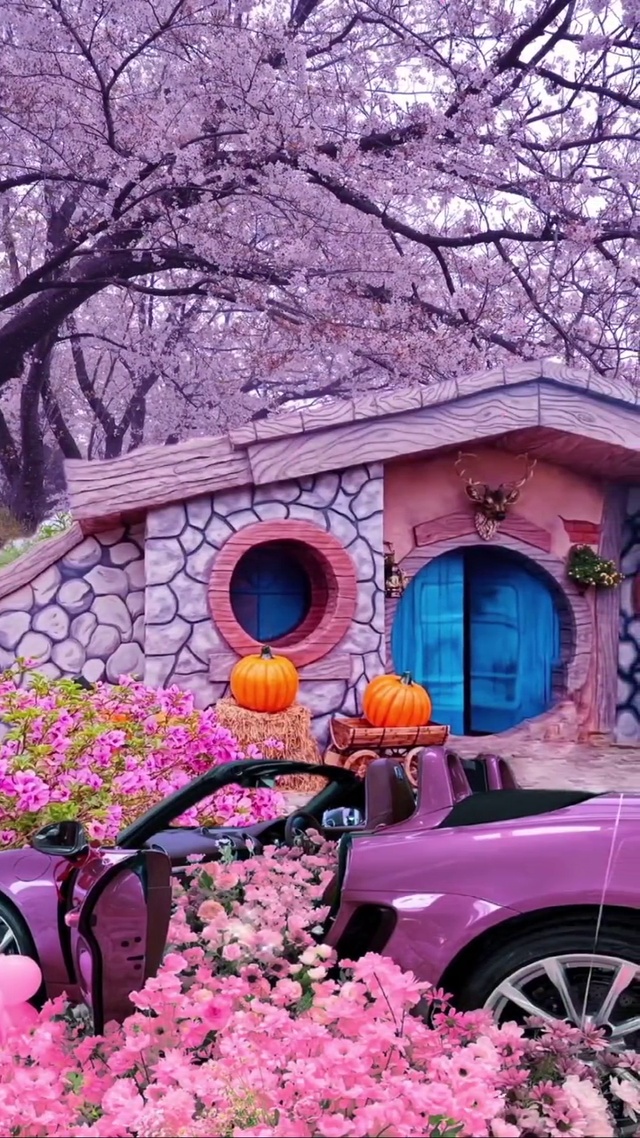 粉色浪漫小屋