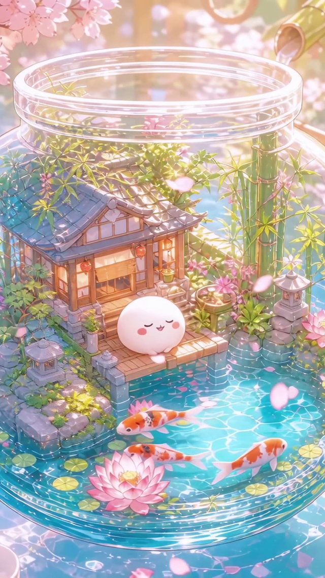 瓶中庭院