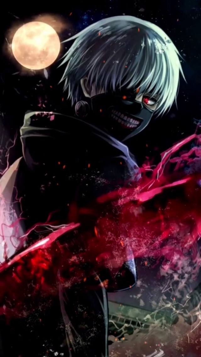 东京食尸鬼金木研霸气帅哥变身