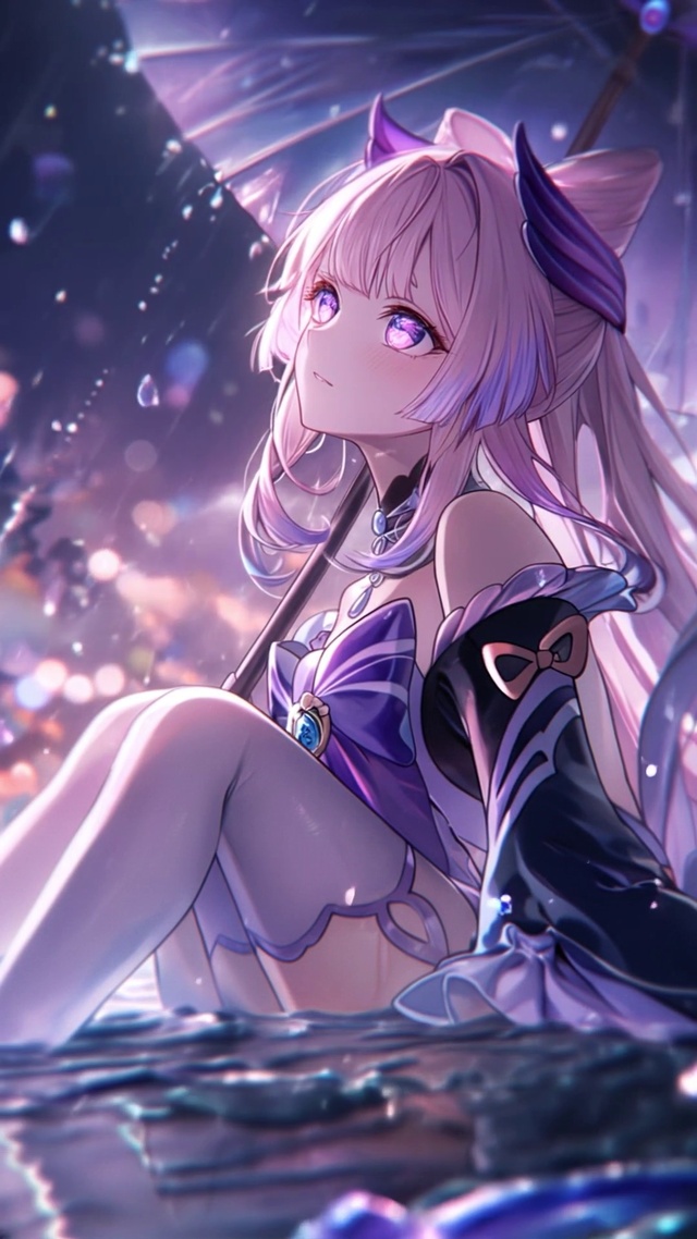 心海唯美伤感/下雨伤感少女