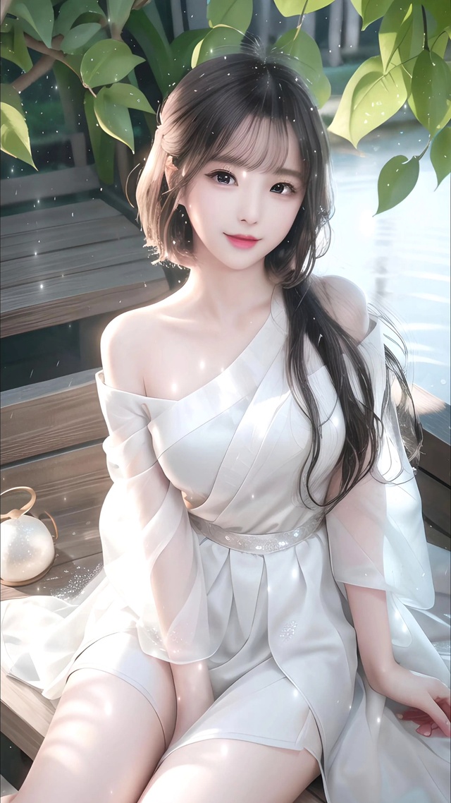 4K 漂亮的轻纱女神