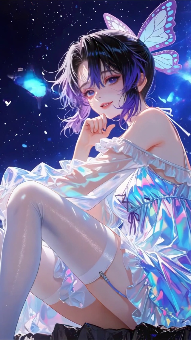 星空白丝美女蝴蝶忍