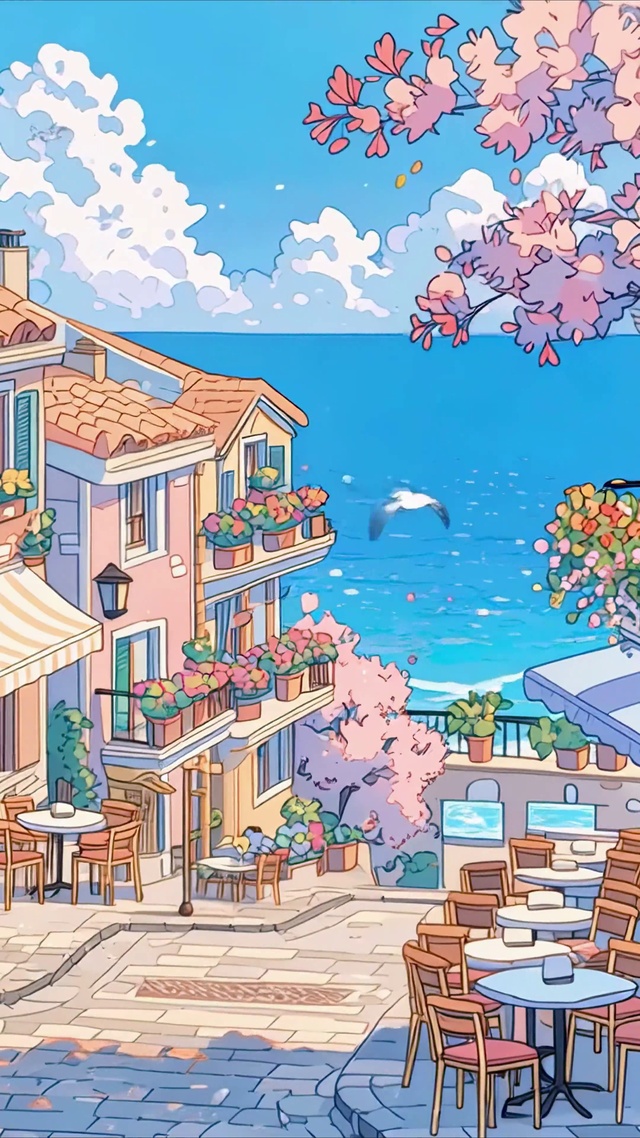 海滨村落小路