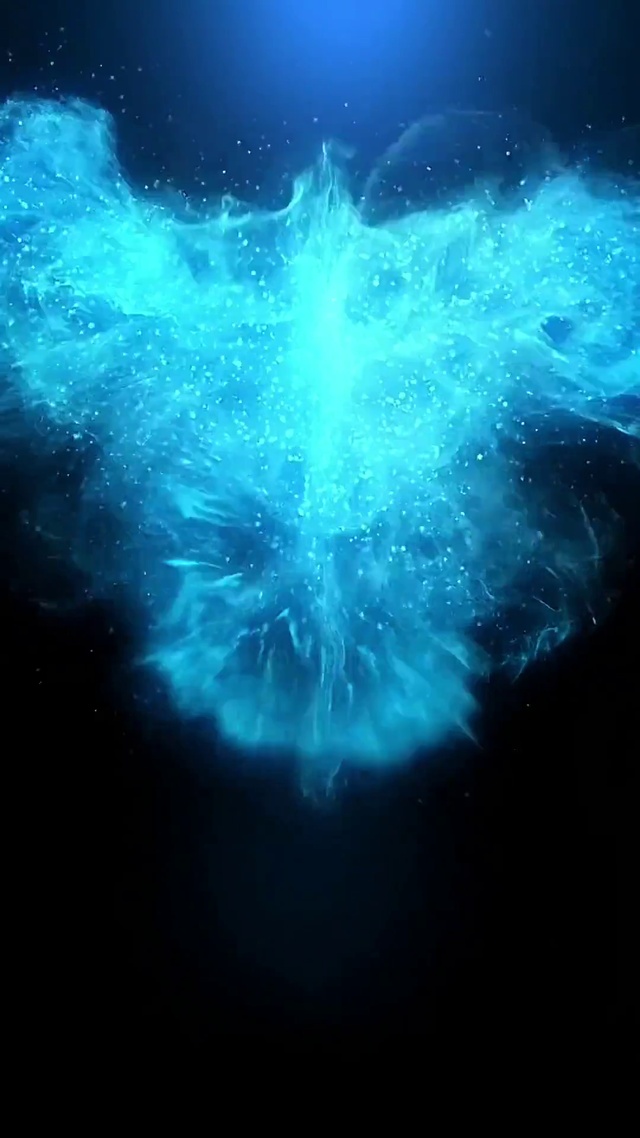 梦幻的蓝色蝴蝶