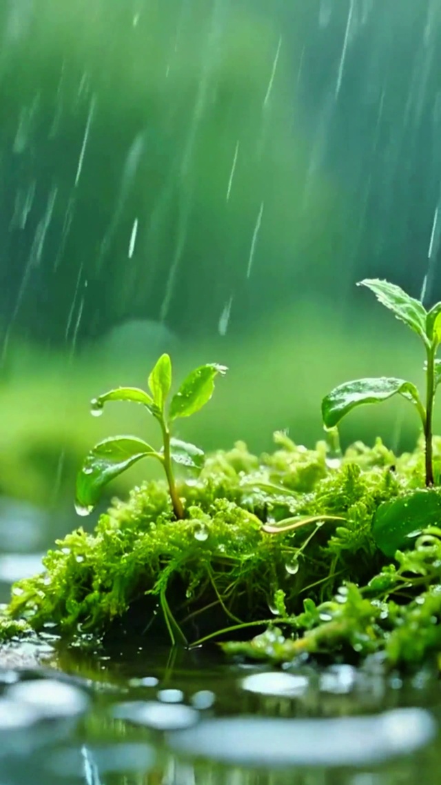 治愈护眼小雨4K