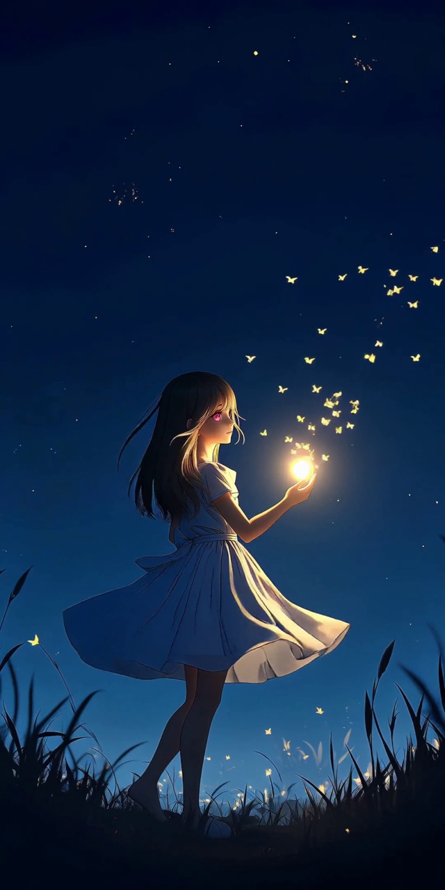 夜幕下的光