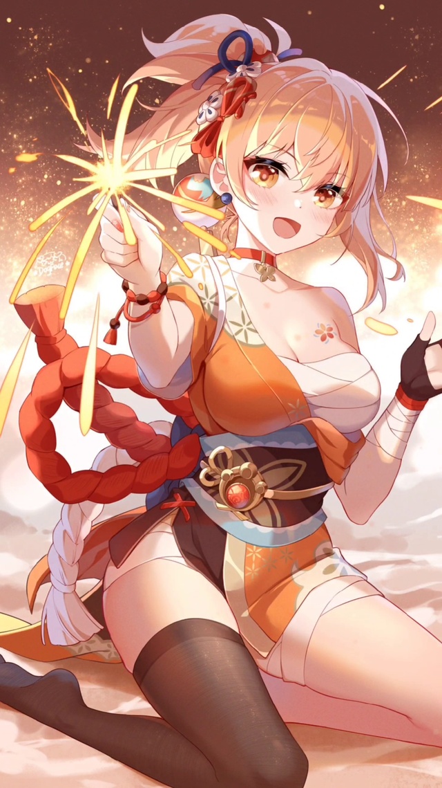 放烟花的宵宫4k