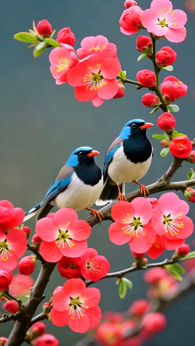 喜鹊梅花