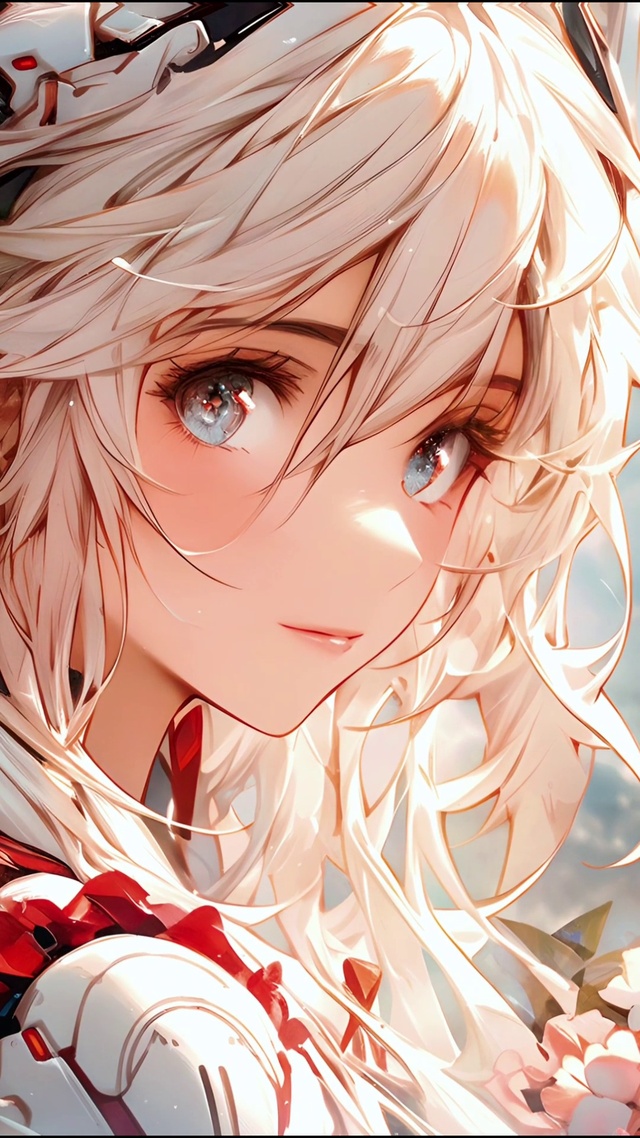 4K 花卉护眼机甲少女