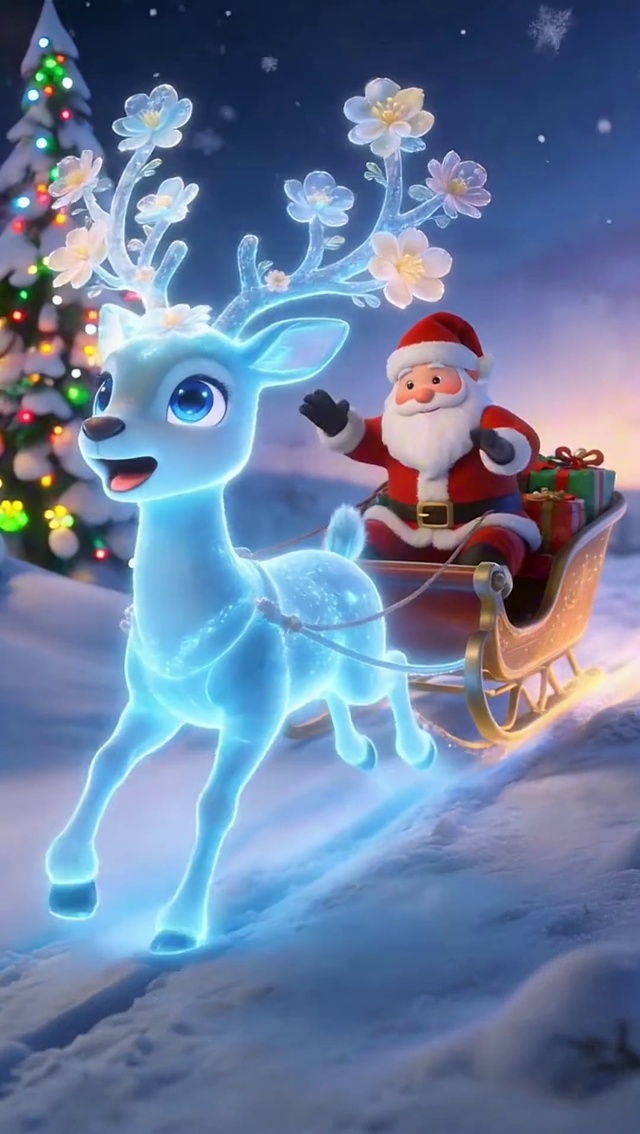 圣诞老人送礼物来了