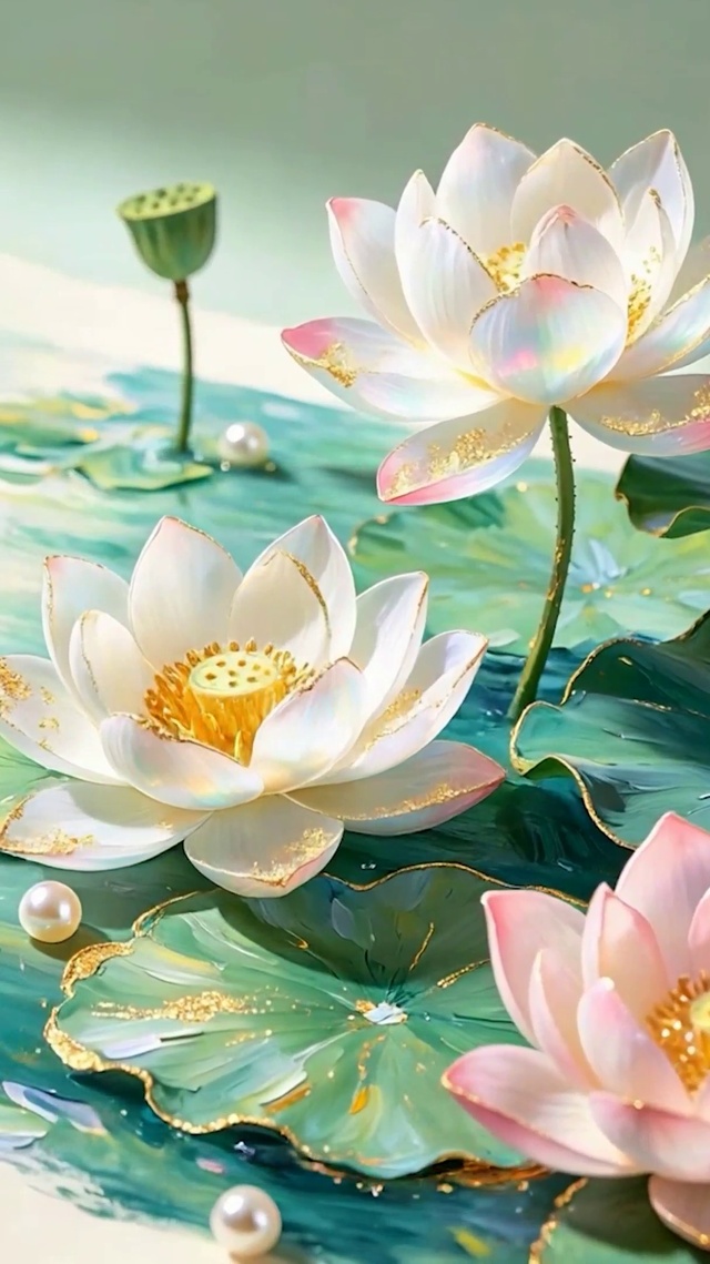 护眼荷花