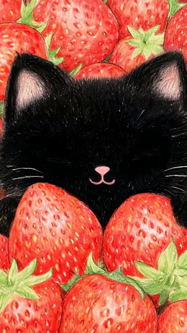 草莓猫咪