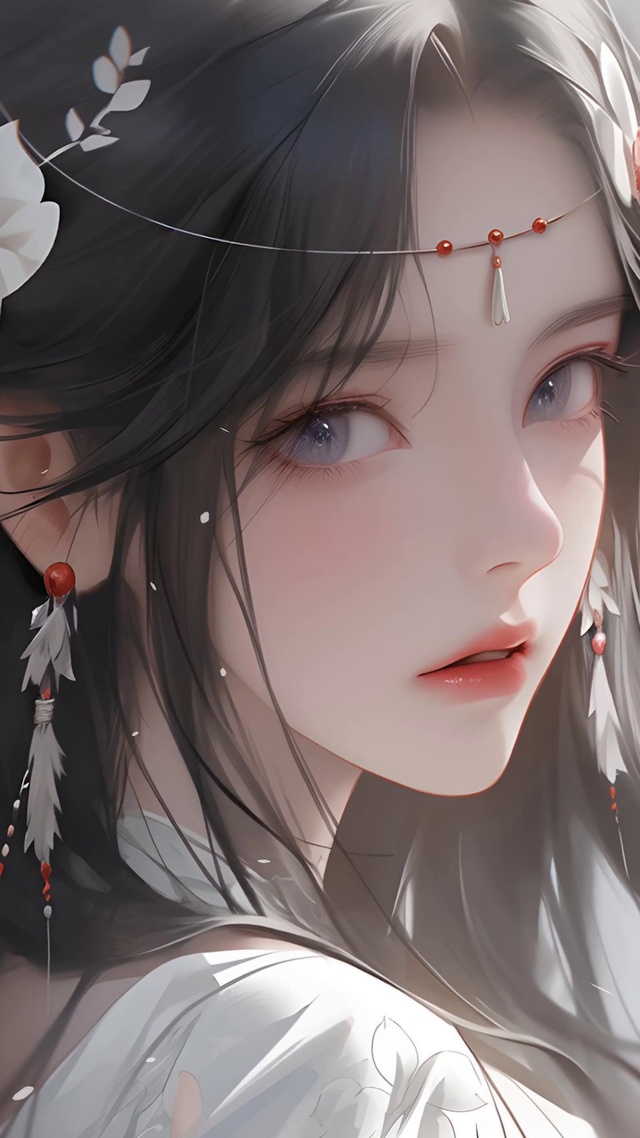 落花美人