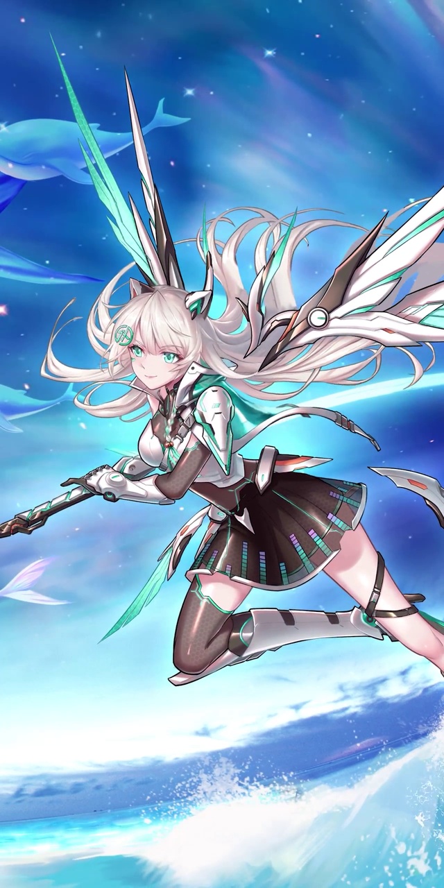 天选姬4.0 光之刀壁纸