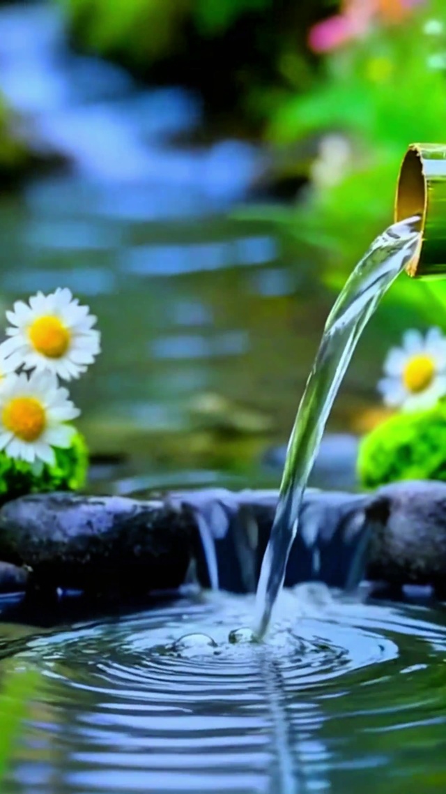 治愈小溪流水4K