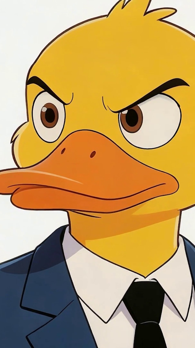 穿西装鸭子