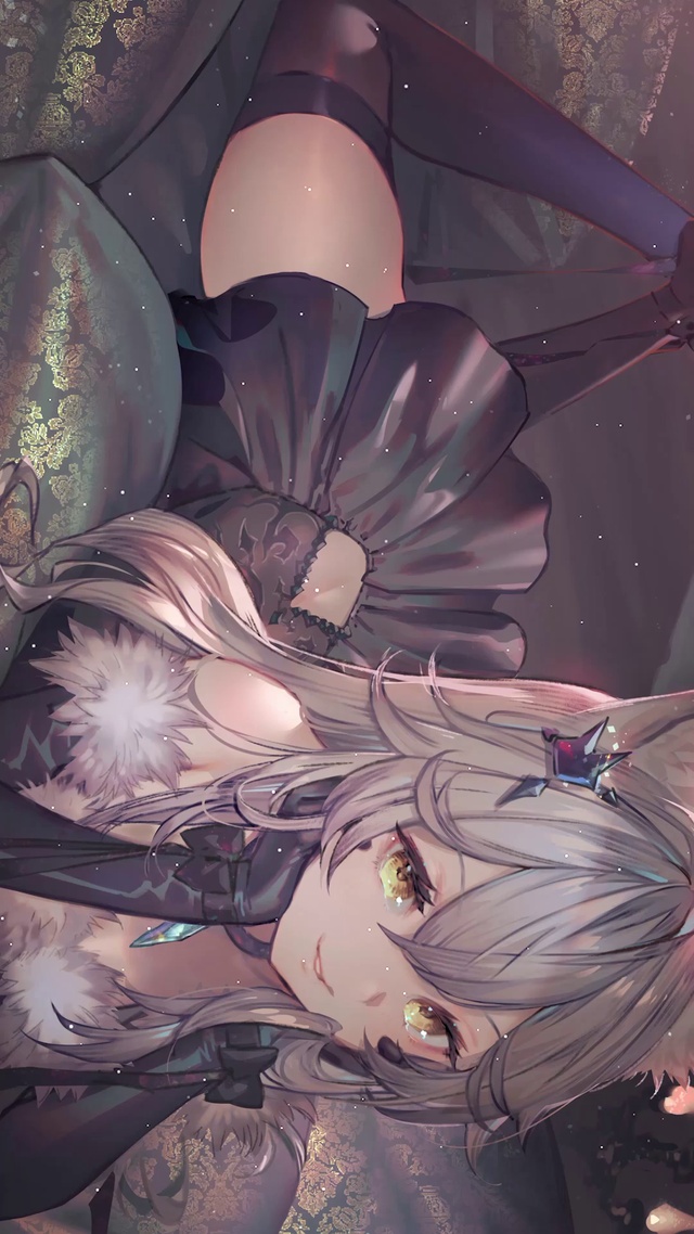 黑裙少女