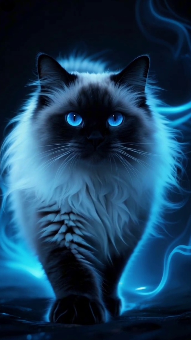 蓝焰灵姬布偶猫