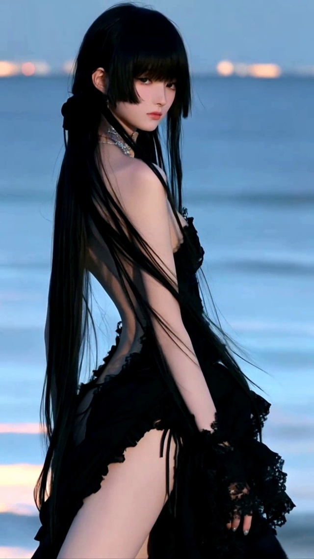 长发美女