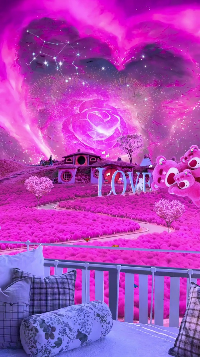 梦幻的花海世界
