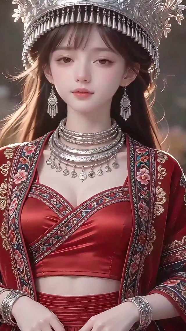 精致少数民族少女