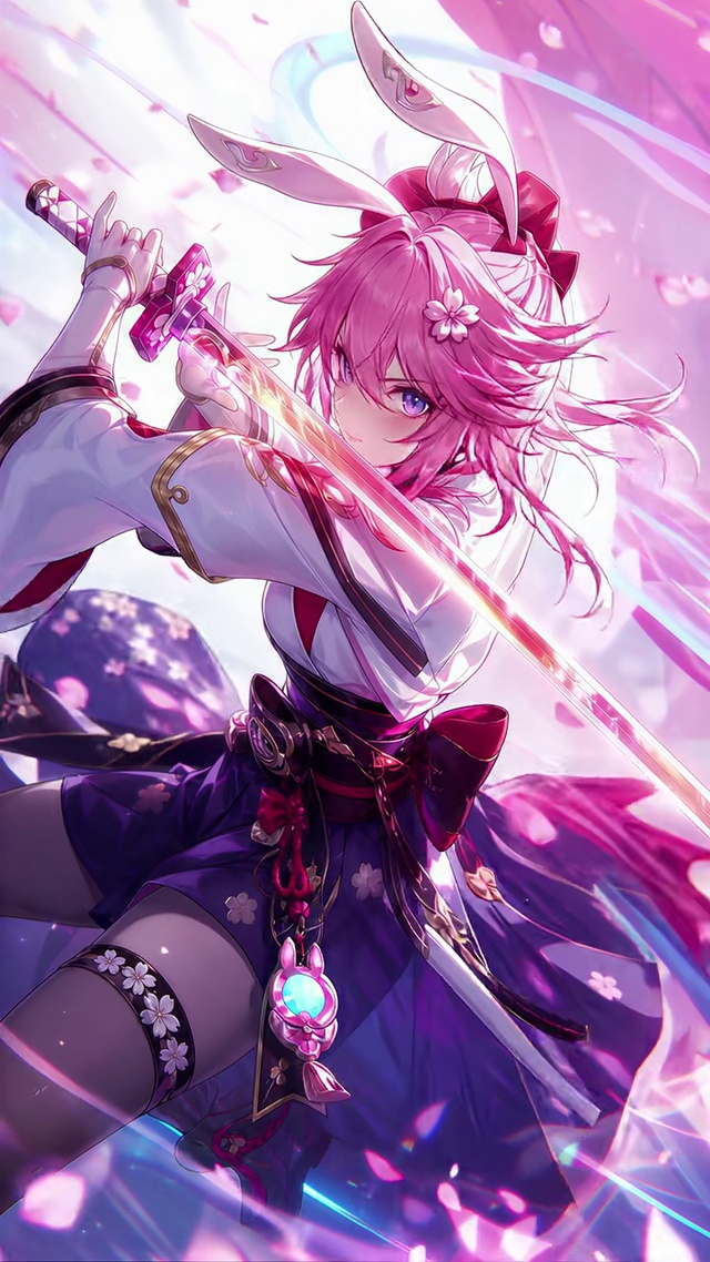 银子‖樱花少女 绯英动态壁纸