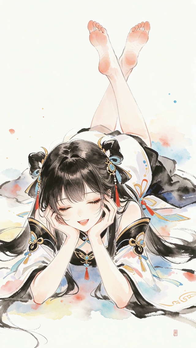 俏皮古风女孩