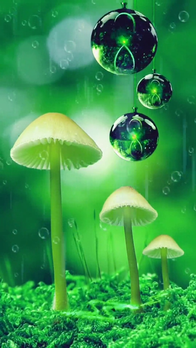 护眼壁纸系列之好大的金针菇