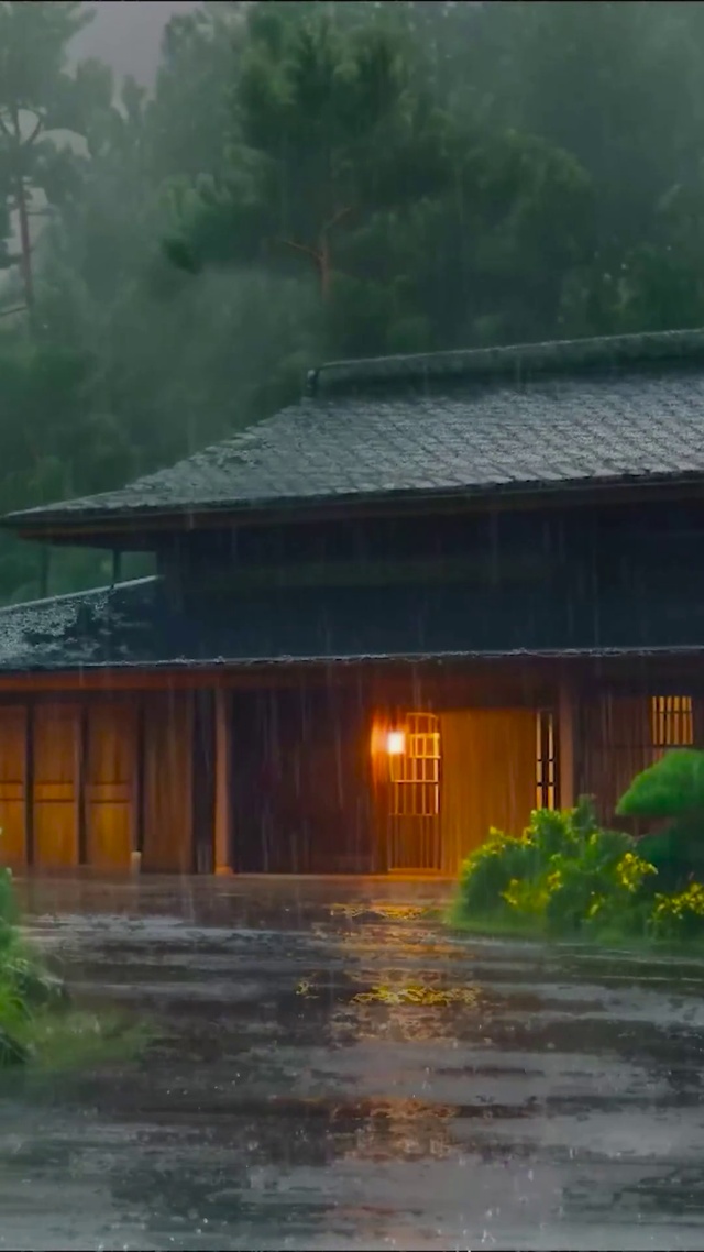森山雨天山庄木屋