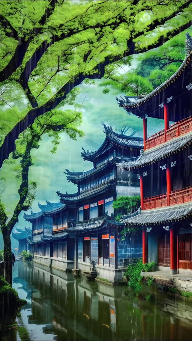 江南雨下