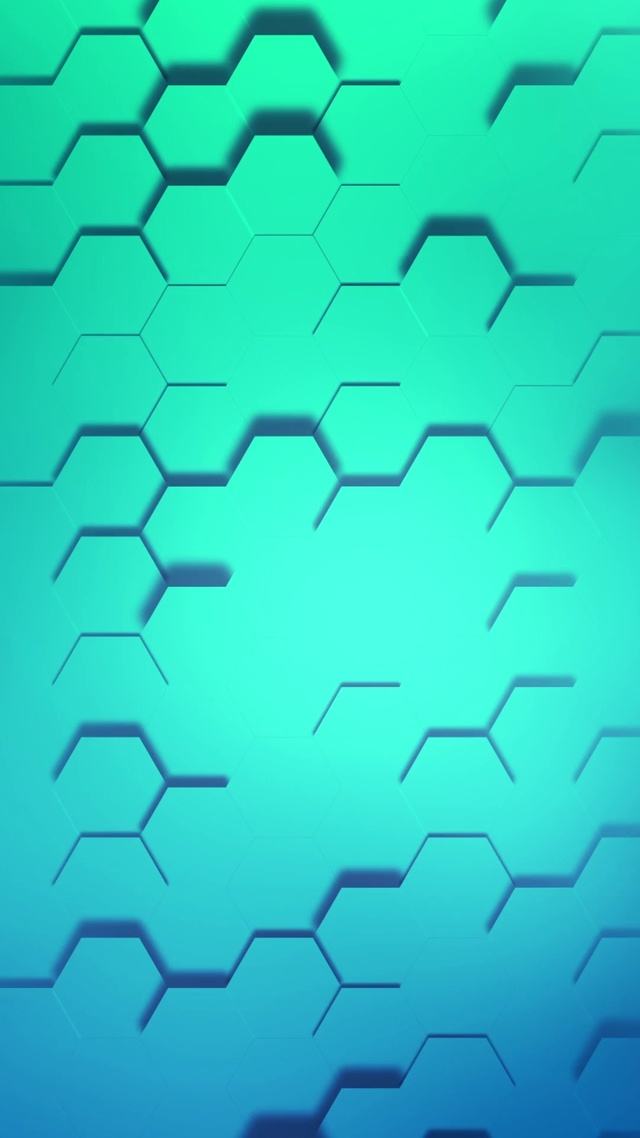 4k蜂巢系列-蓝绿色