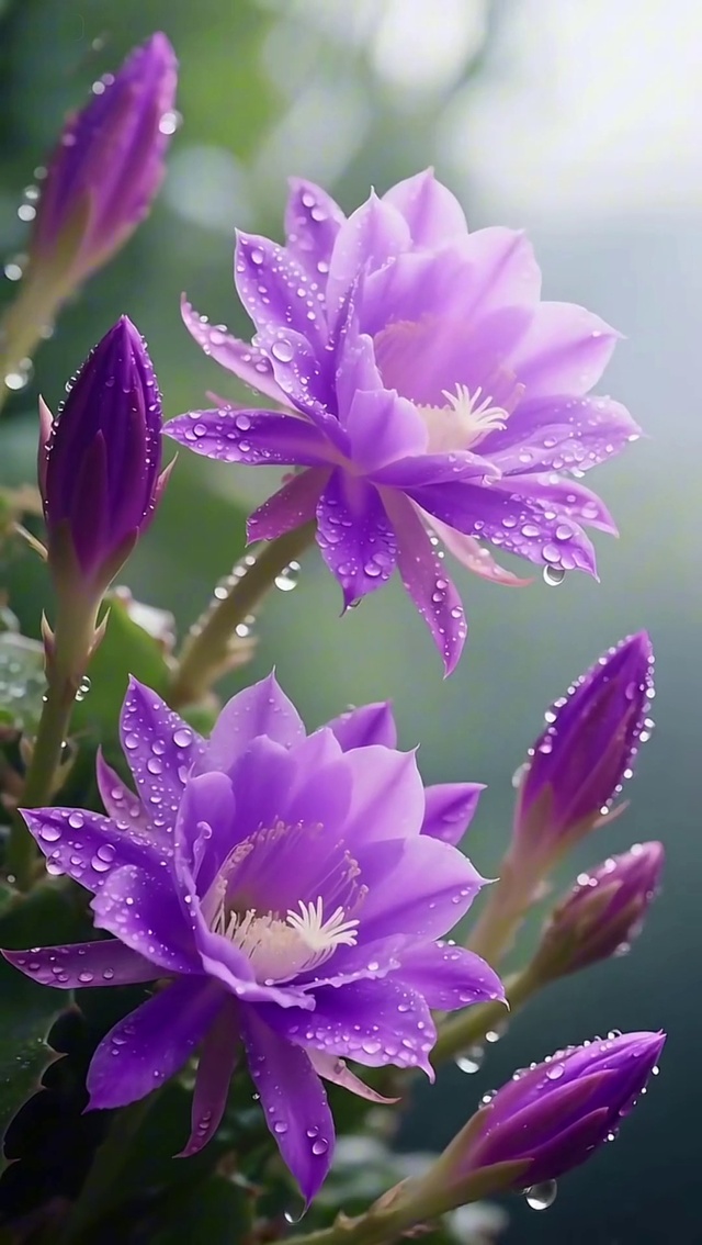 紫色昙花
