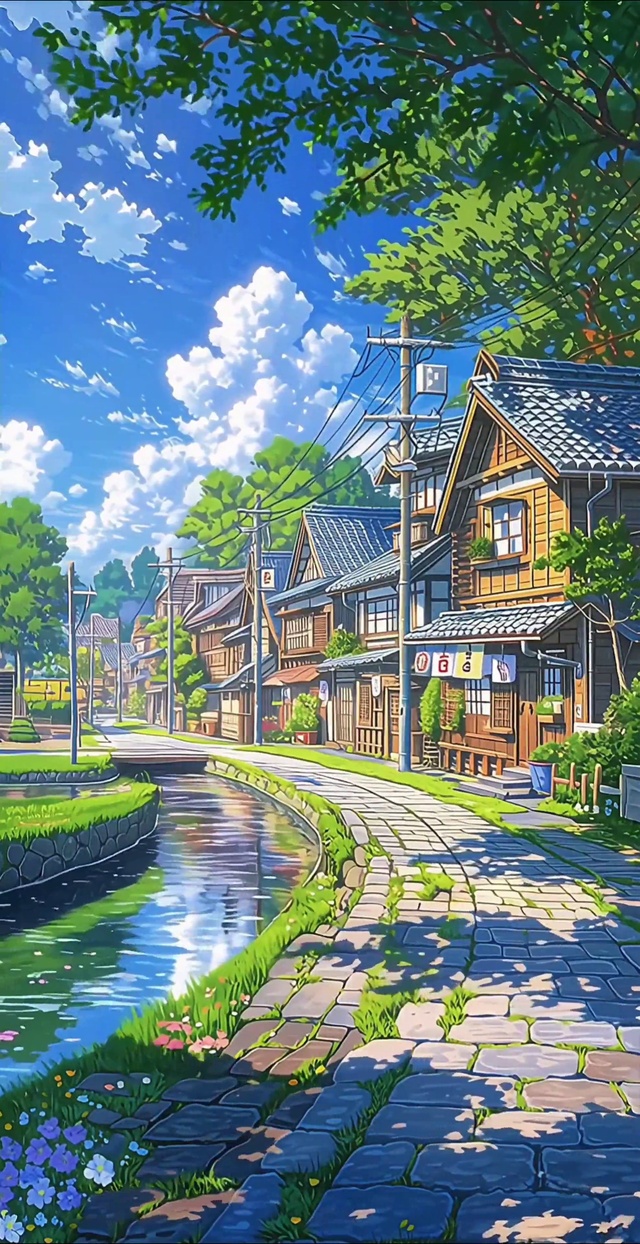 溪流小镇