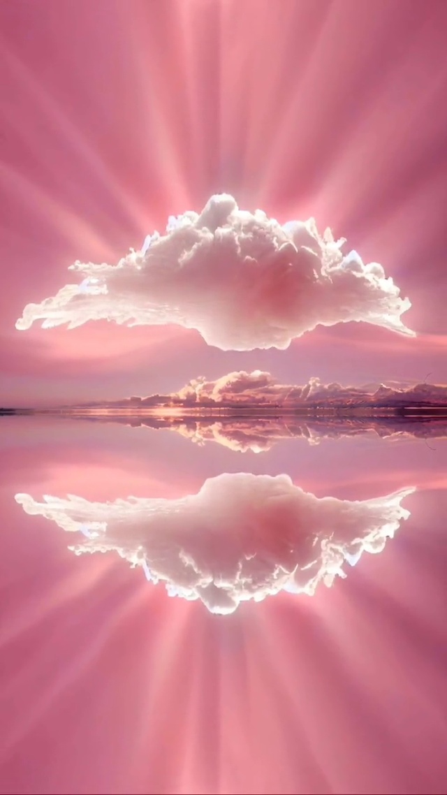 粉色天空