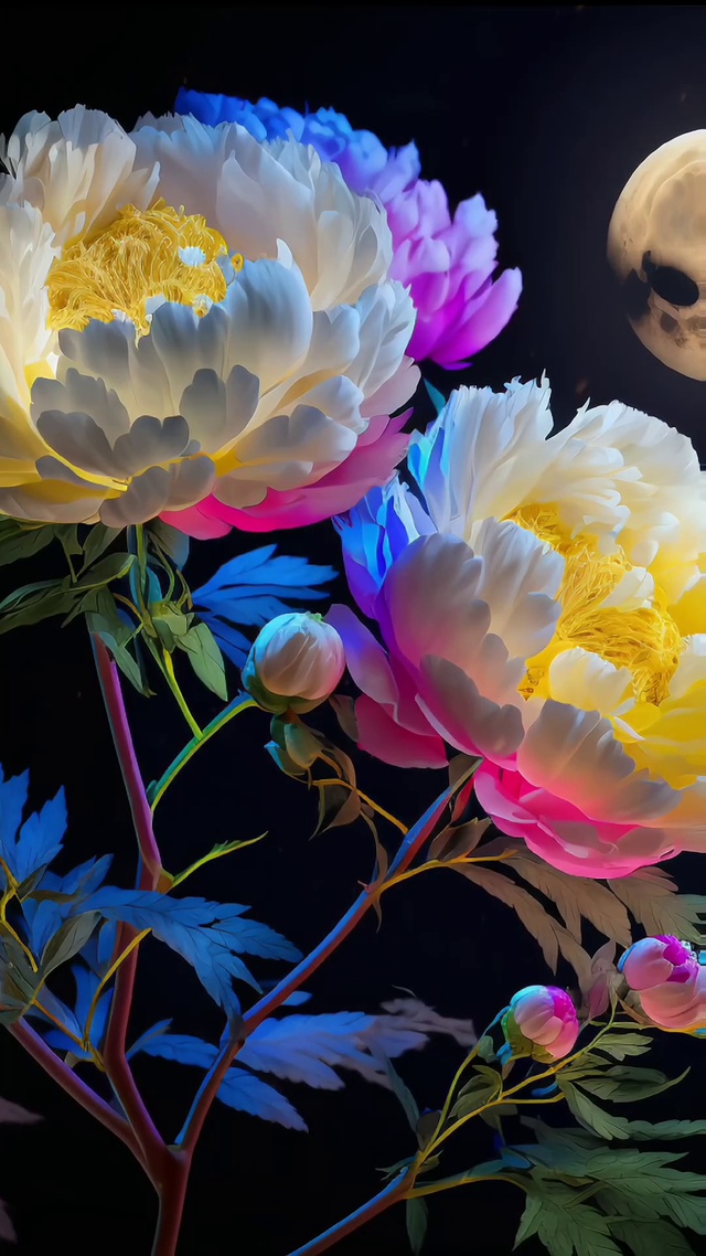 牡丹花开正当时，开心事多贪留恋