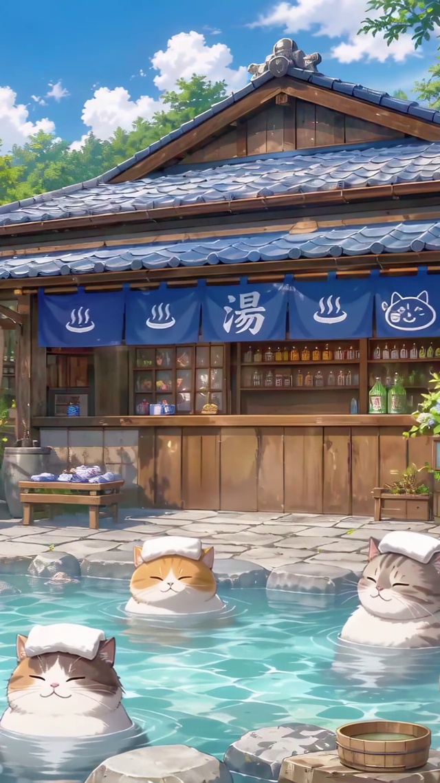 猫咪温泉旅馆