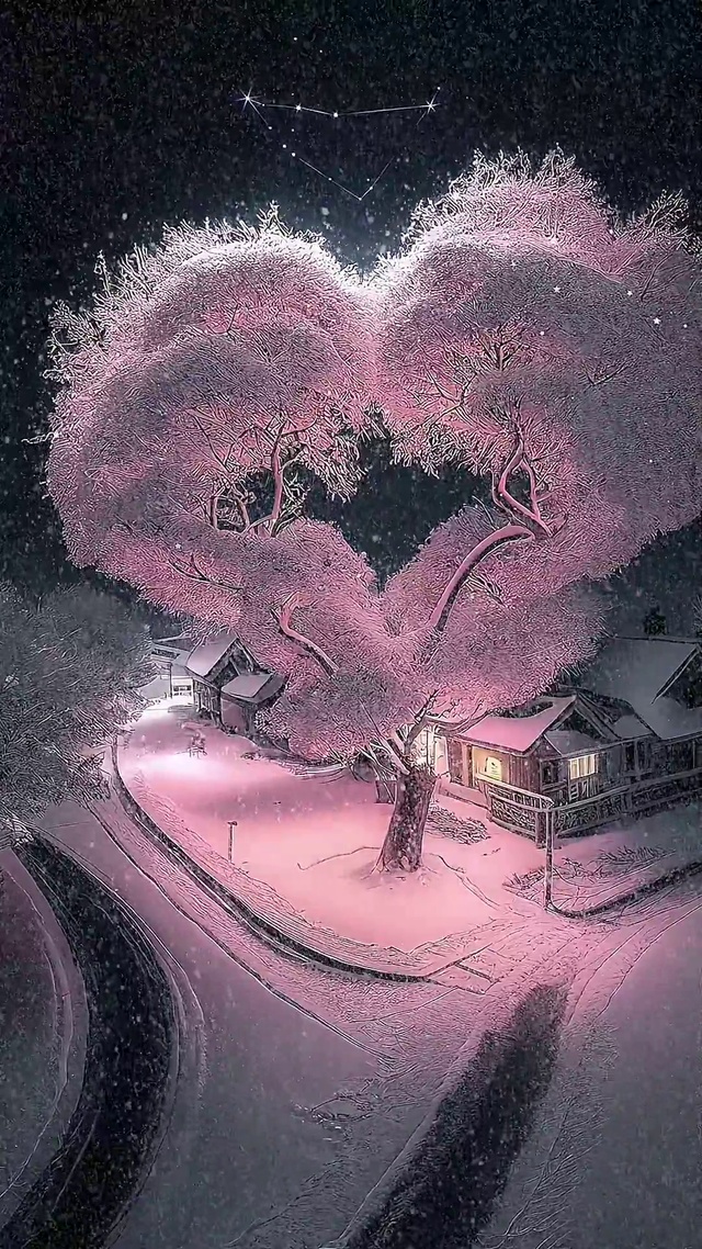 爆款浪漫爱心树