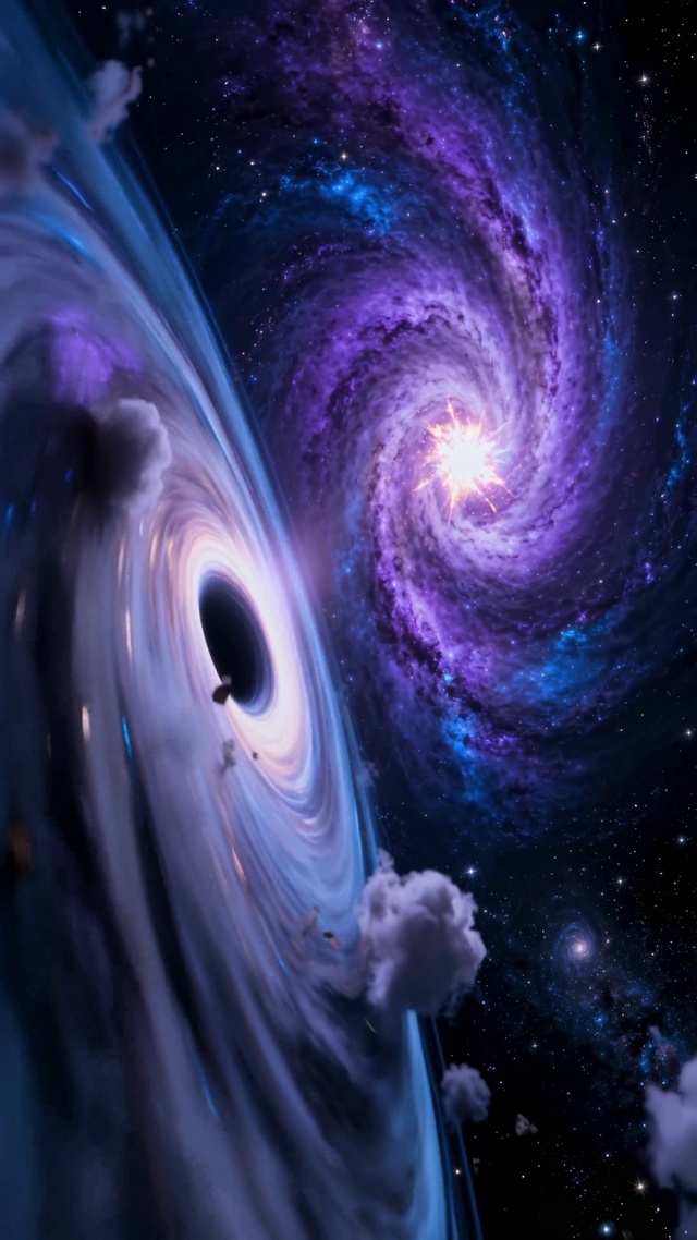 深邃宇宙黑洞星空奇观