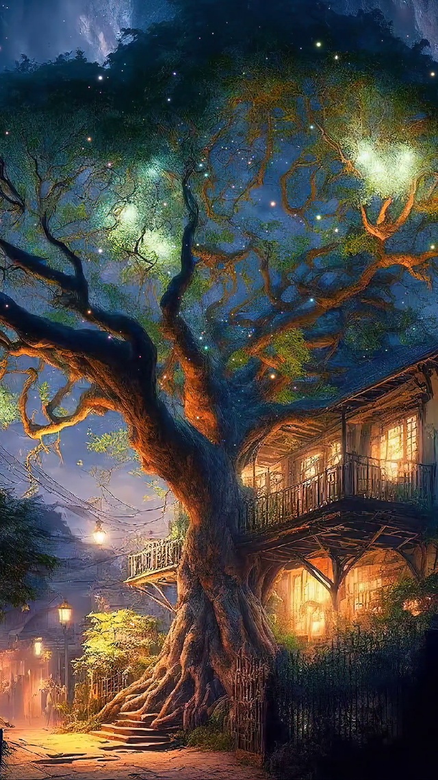 梦幻古树