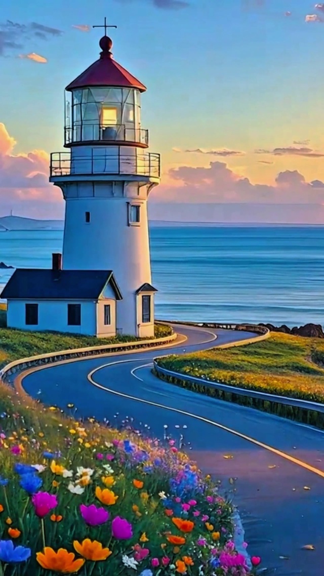 唯美夕阳海岸4K