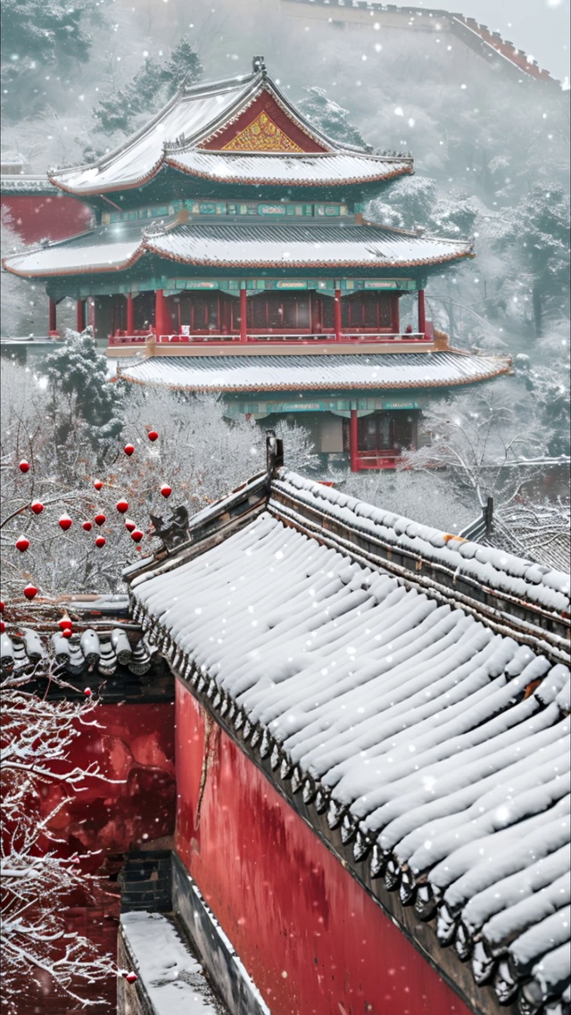 古风雪景