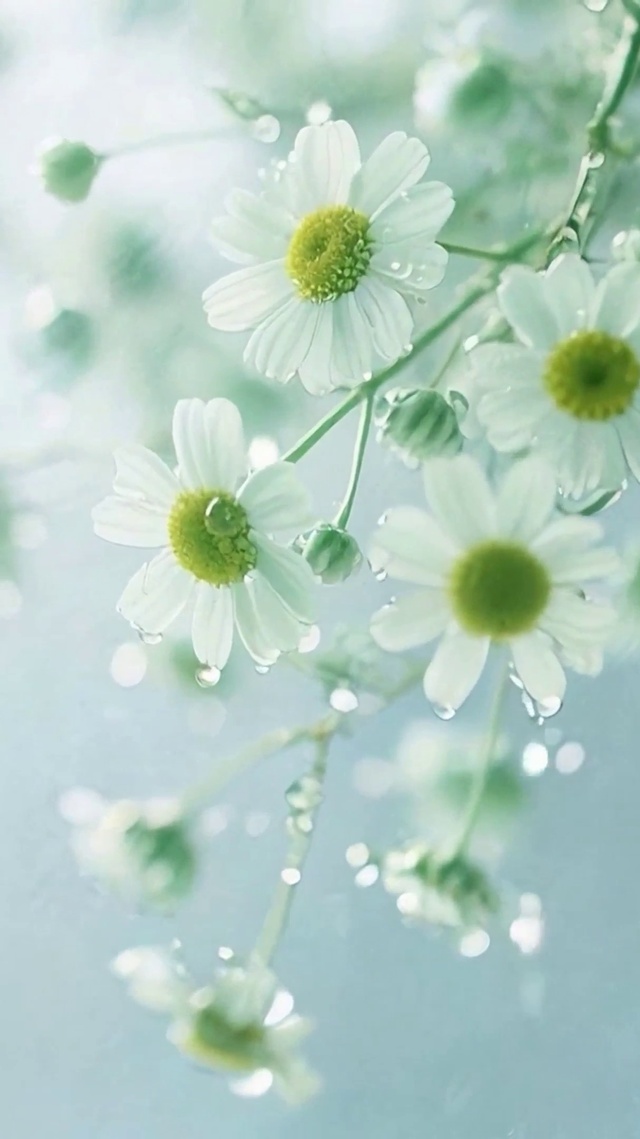 护眼花朵树木