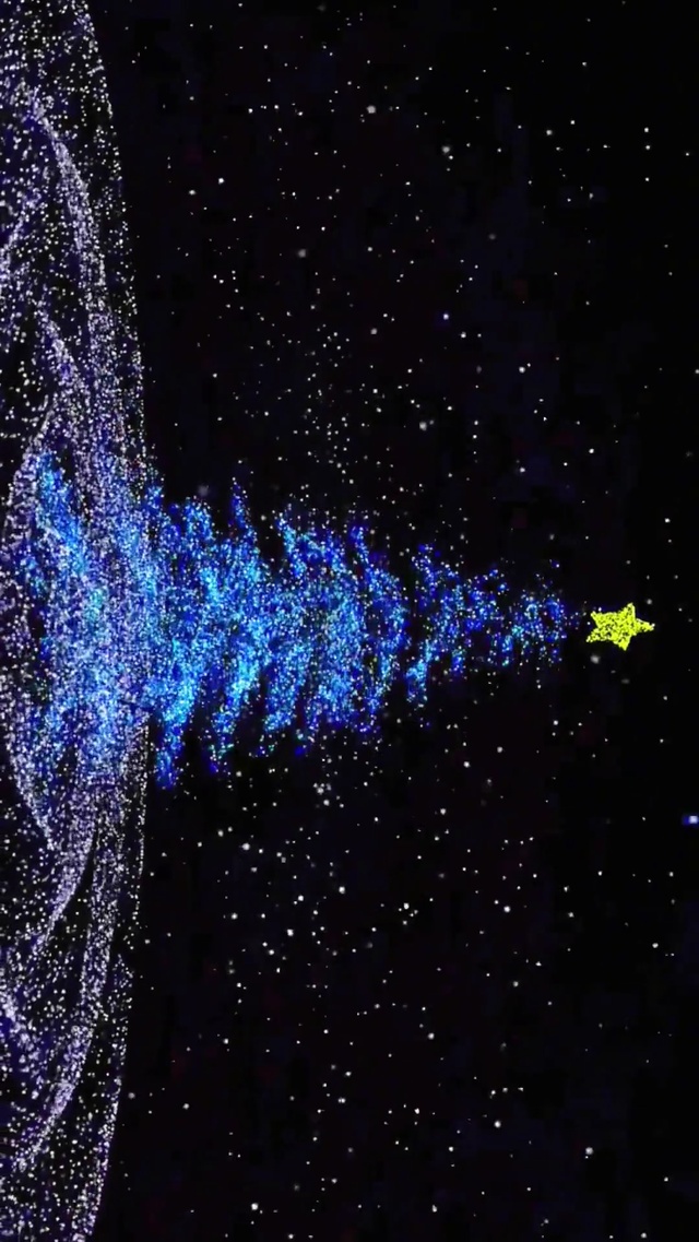 3D炫酷粒子圣诞树