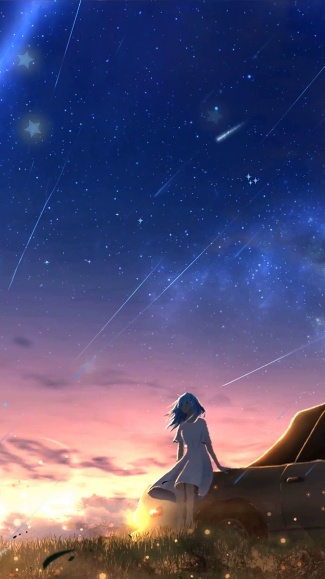 唯美治愈夜空风景