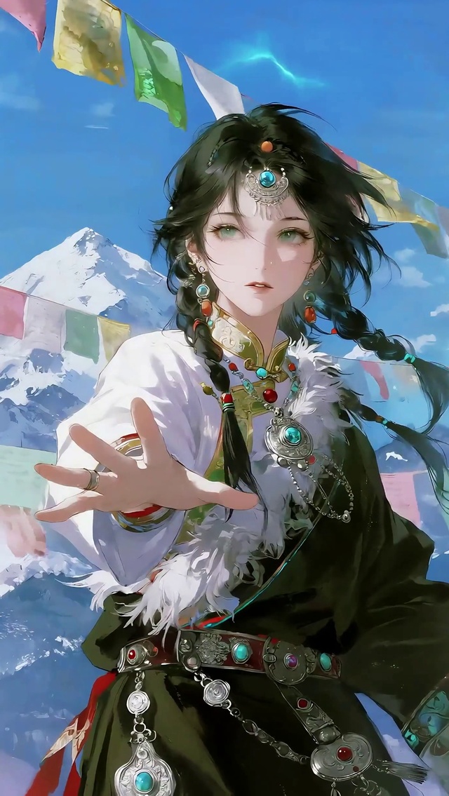 雪山少女