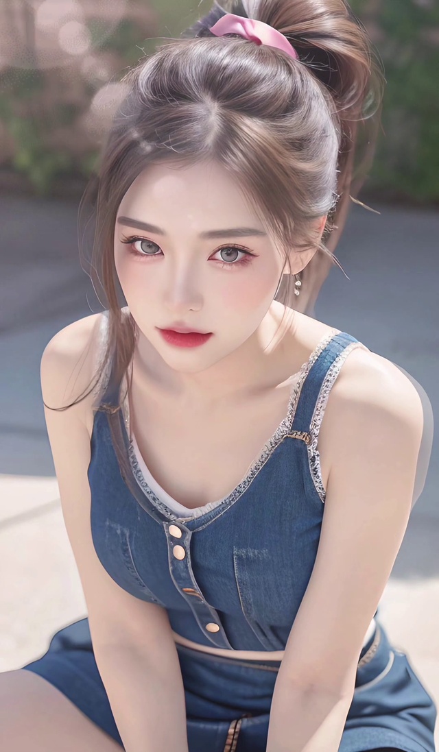 马尾少女动态版