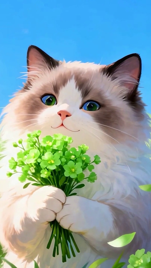 草丛猫咪
