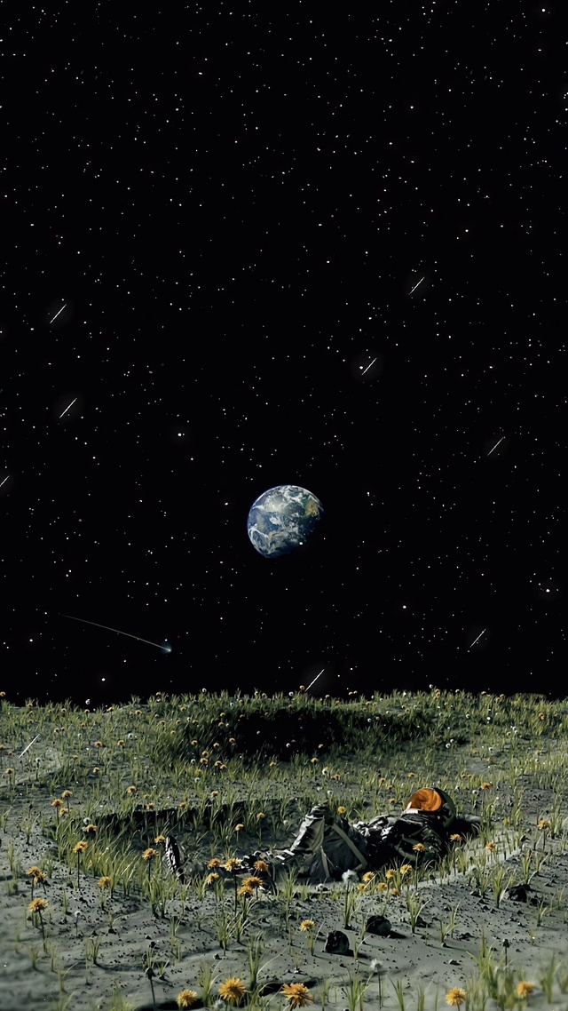 宇航员星空