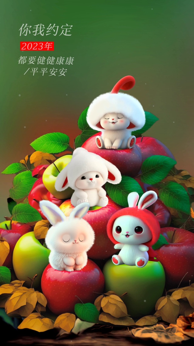 2023你我约定，平安、健康、喜乐❤️……